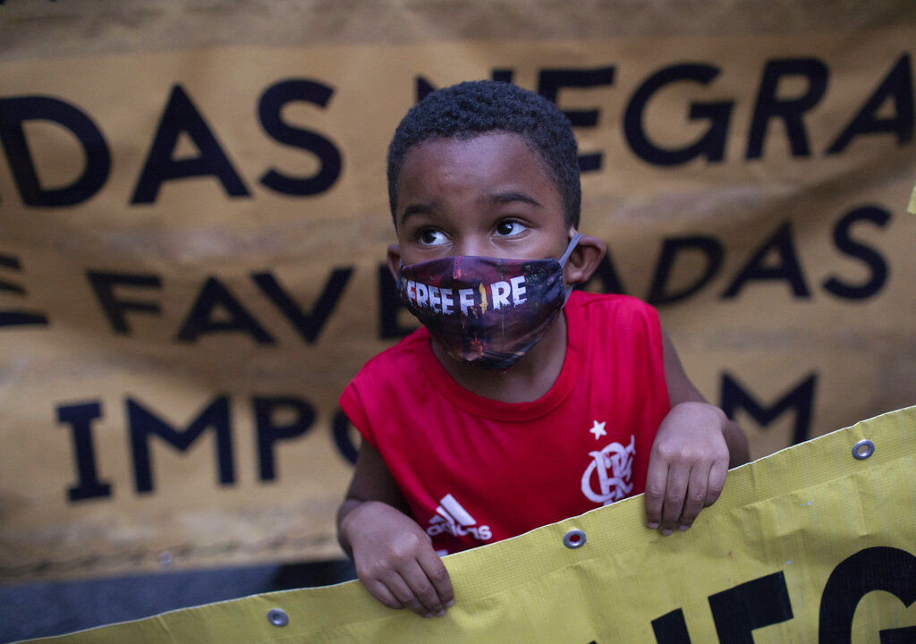 APTOPIX America Protests Global Brazil